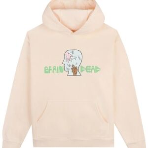 Brain Dead Handheld Hoodie 'Cream'